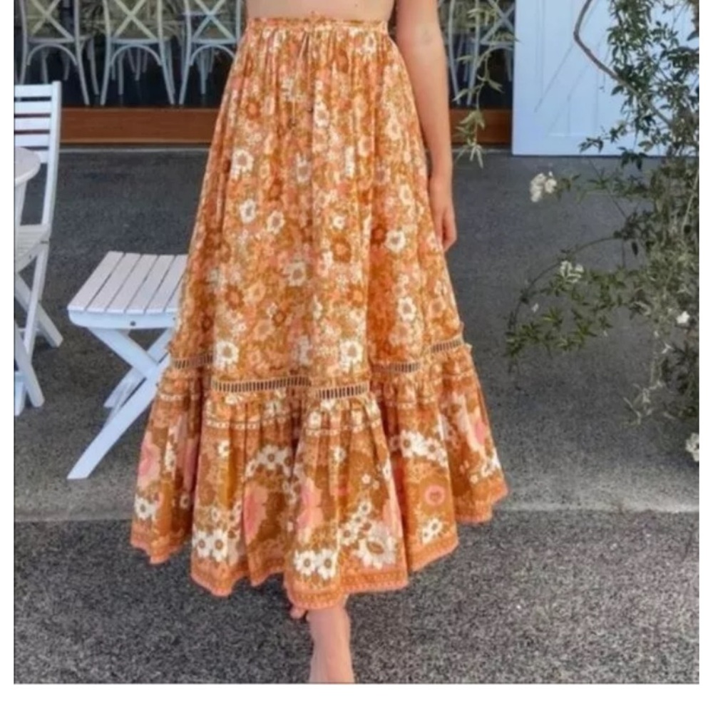 Spell Anne midi skirt XS